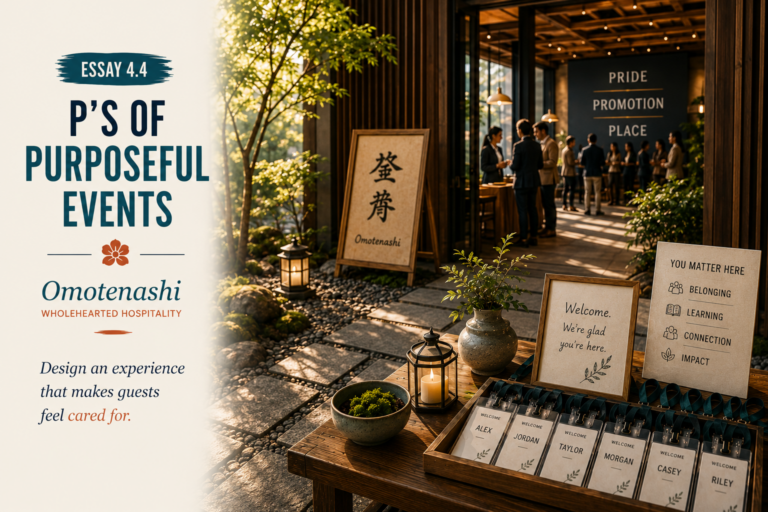 Essay 4.4 | P&rsquo;s of Purposeful Events